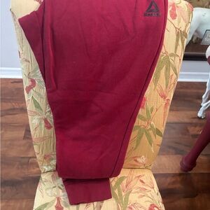 Reebok Maroon Sweatpants | Size [Large]